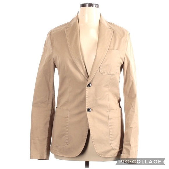 Michael Kors 2 Button Tan Blazer Sport Coat Jacket